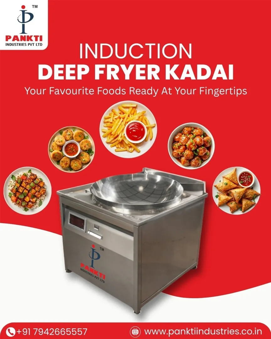 Induction Deep Fryer Kadai Manufacturer in India