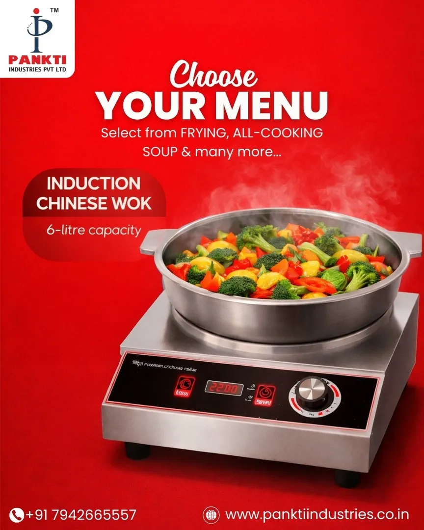 Induction Chinese Wok Manufacturer in India