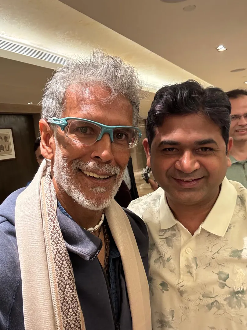 Meeting with Milind Soman