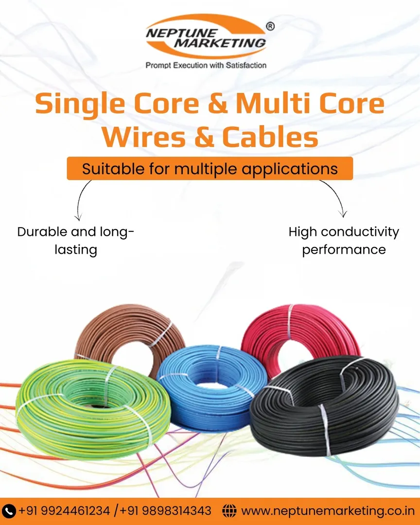 Single Core & Multi Core Wires & Cables Supplier in India
