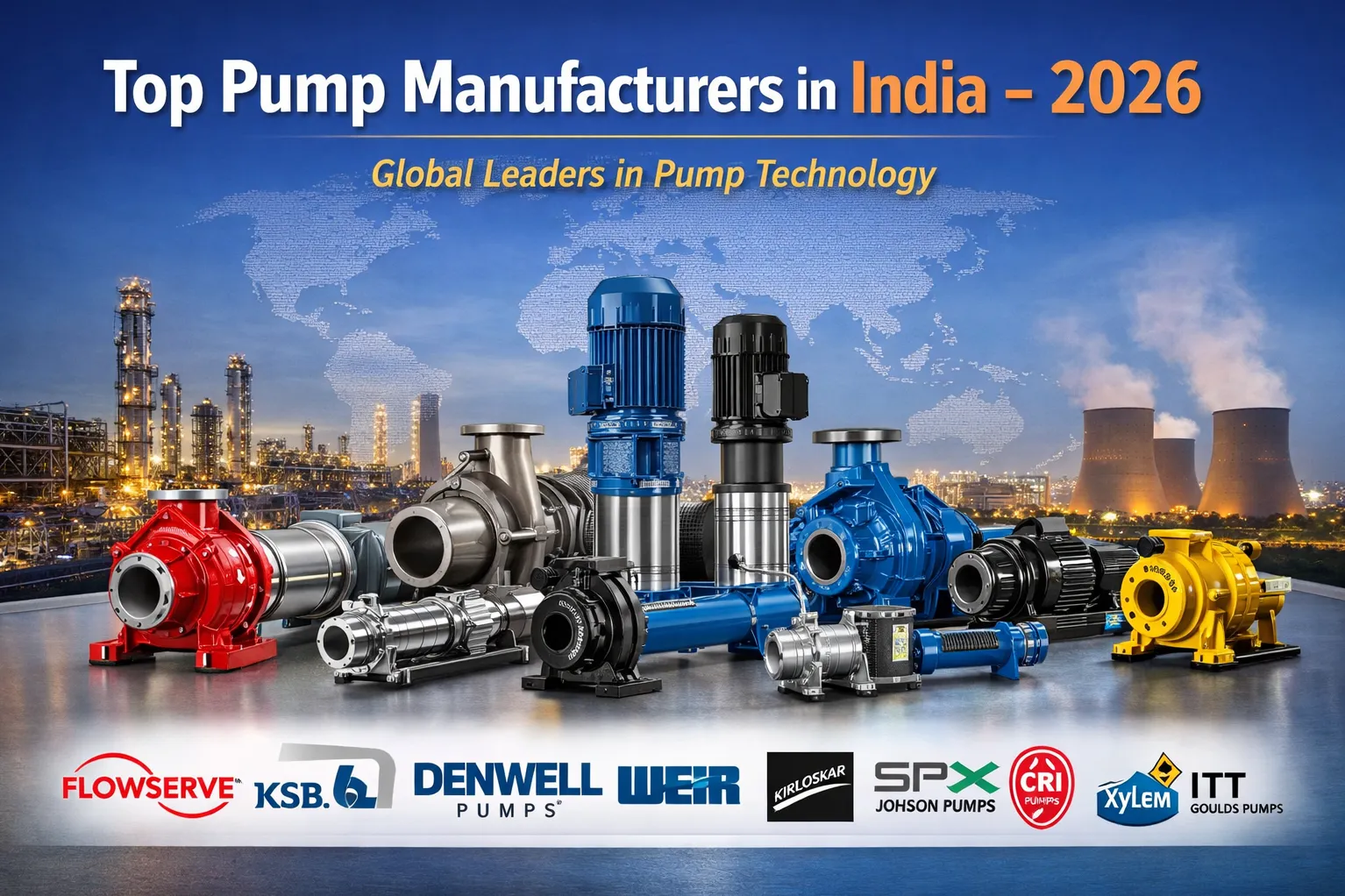 Top 10 Pump Manufacturers in the World 2026 | Denwell Pumps