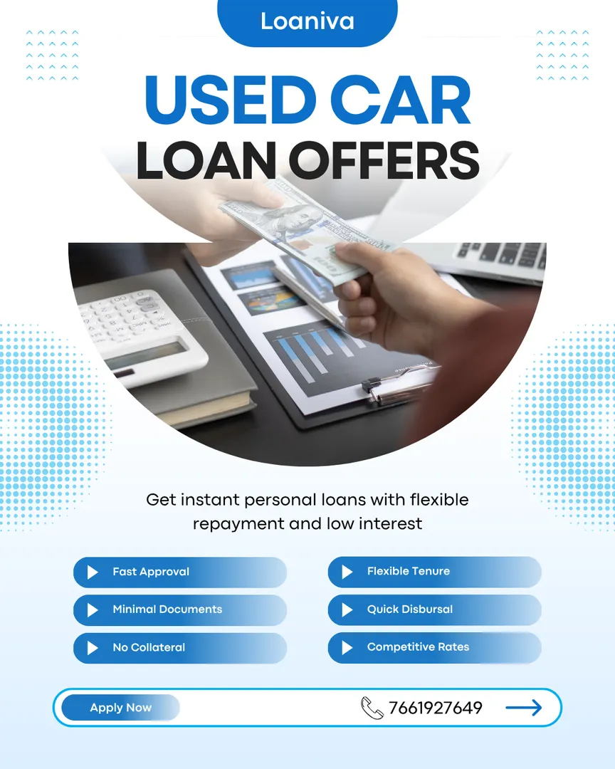 Used Car Loan Provider in Kothapet – Apply for Pre-Owned Car Loan Online with Loaniva