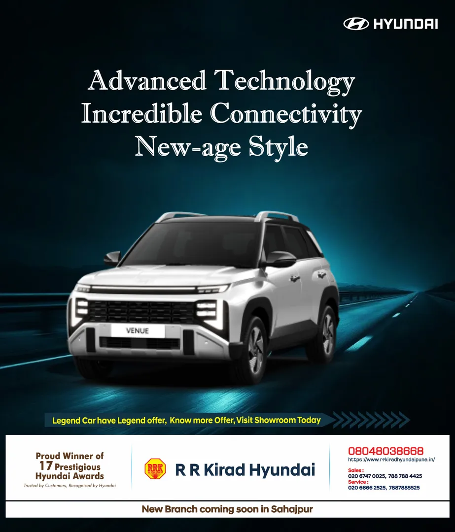 Advanced Technology Incredible Connectivity New-age Style Hyundai New VENUE Book @ R R Kirad Hyundai