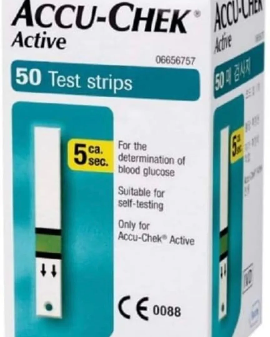 Accucheck Active Sugar Test Streep Available in kalwa Near CSM Hospital