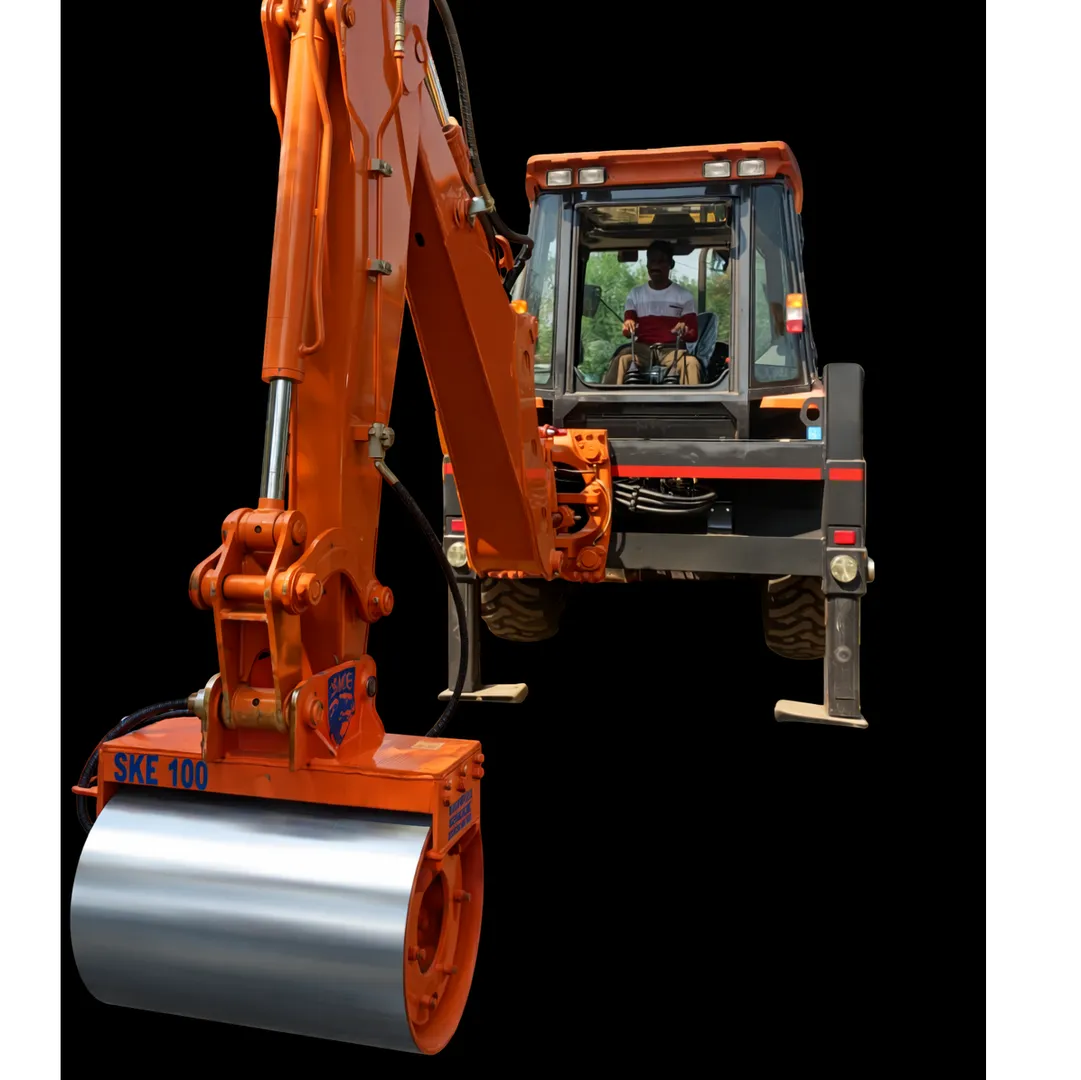 Hydraulic Vibro Roller / Slope Compactor for Backhoe & Excavator – Rockwell Enterprises, Indore
