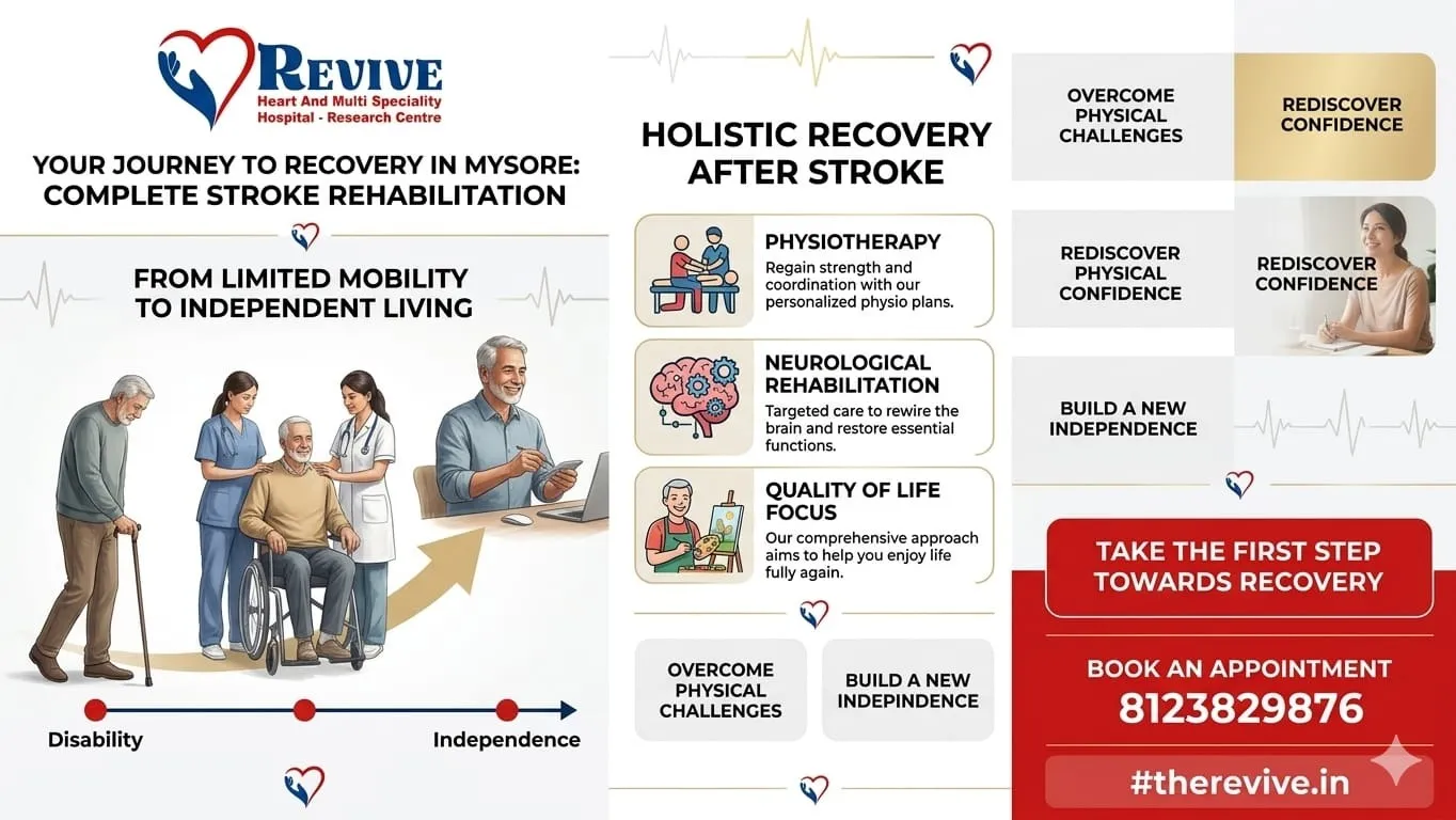 Stroke Rehabilitation in Mysore | Advanced Neuro & Physiotherapy Recovery at Revive Hospital