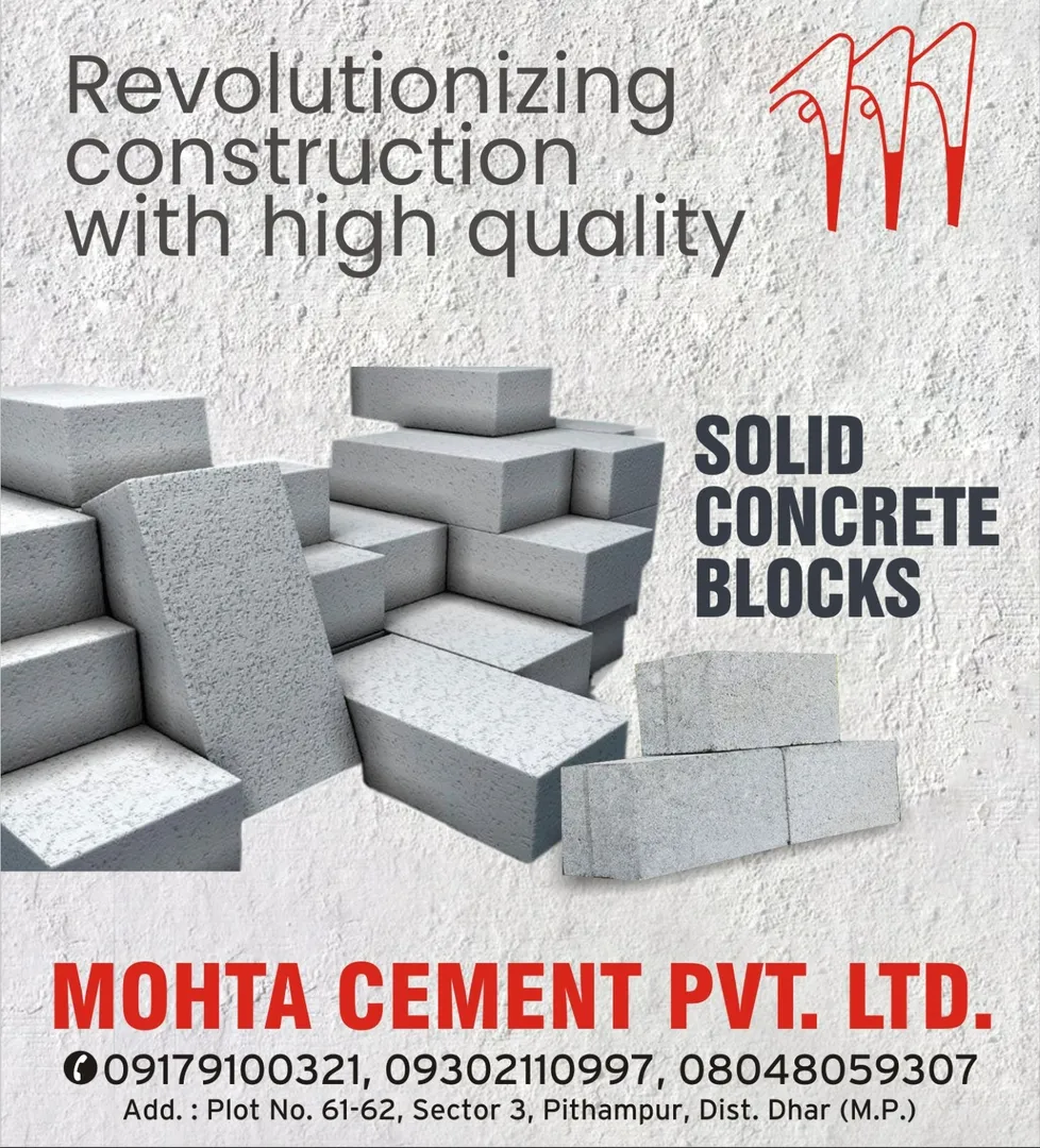 Best Solid Concrete Blocks in Indore