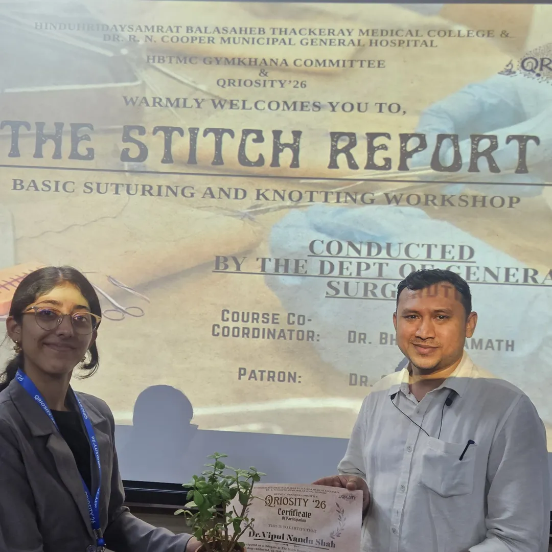 THE STITCH REPORT: SUTURING AND KNOTTING WORKSHOP FOR MBBS STUDENTS