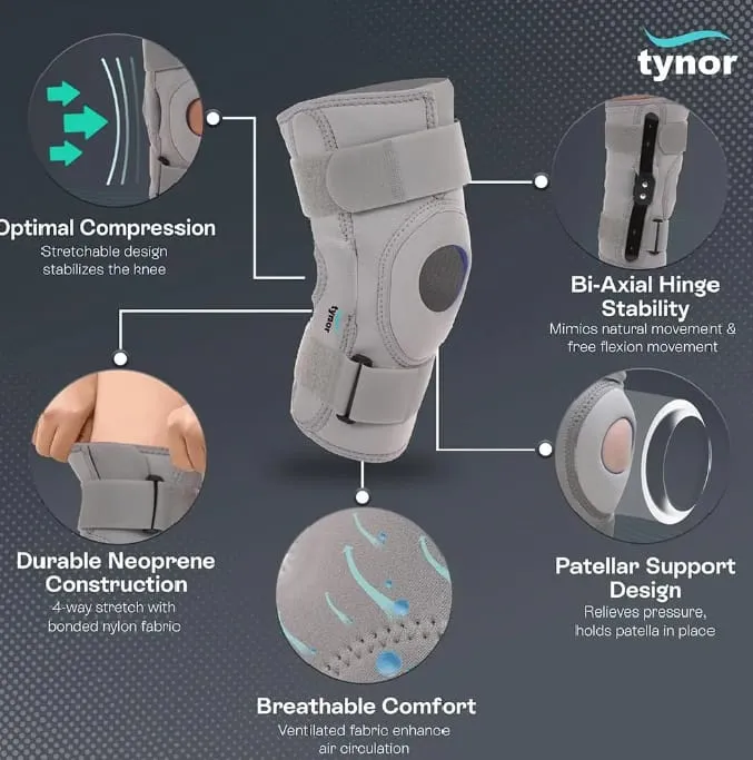 Tynor Hinged Knee Brace all sizes Available in Kalwa West Thane