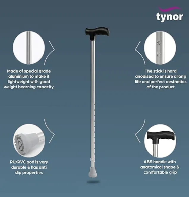 Tynor Silver Walking Sticks Available in Kalwa West Thane
