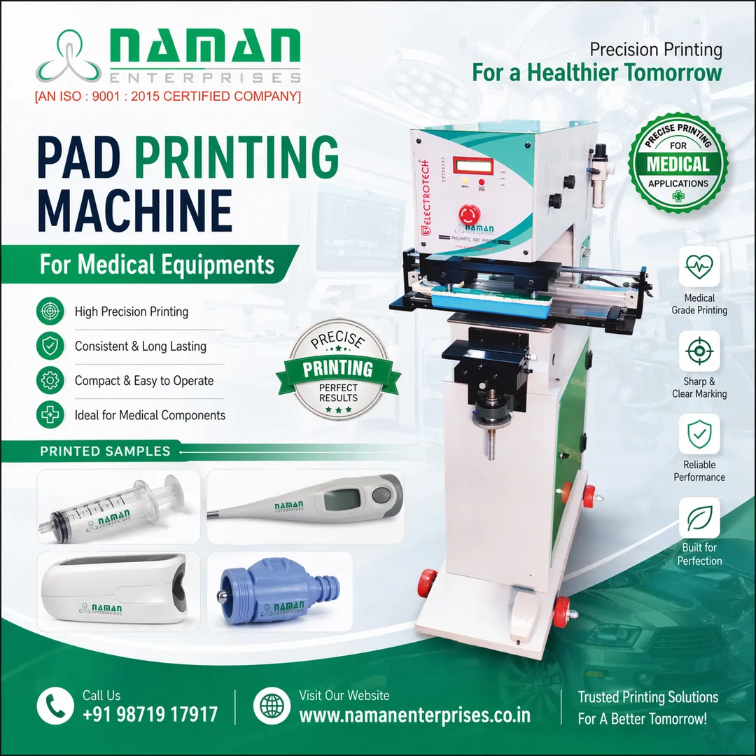 pad printing machine for medical equipments