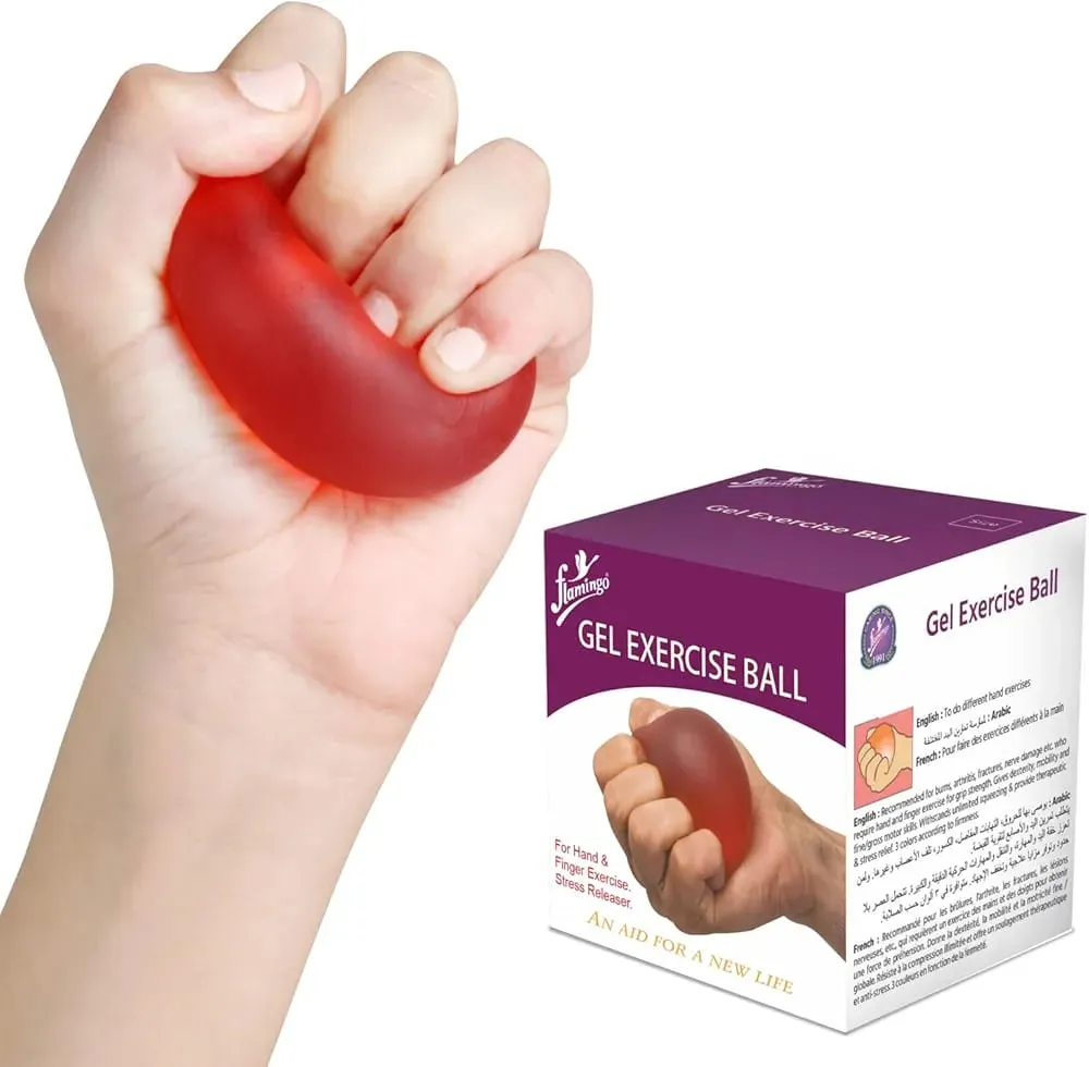 Gel Exercise Ball Red Medi Available in Kalwa West Thane