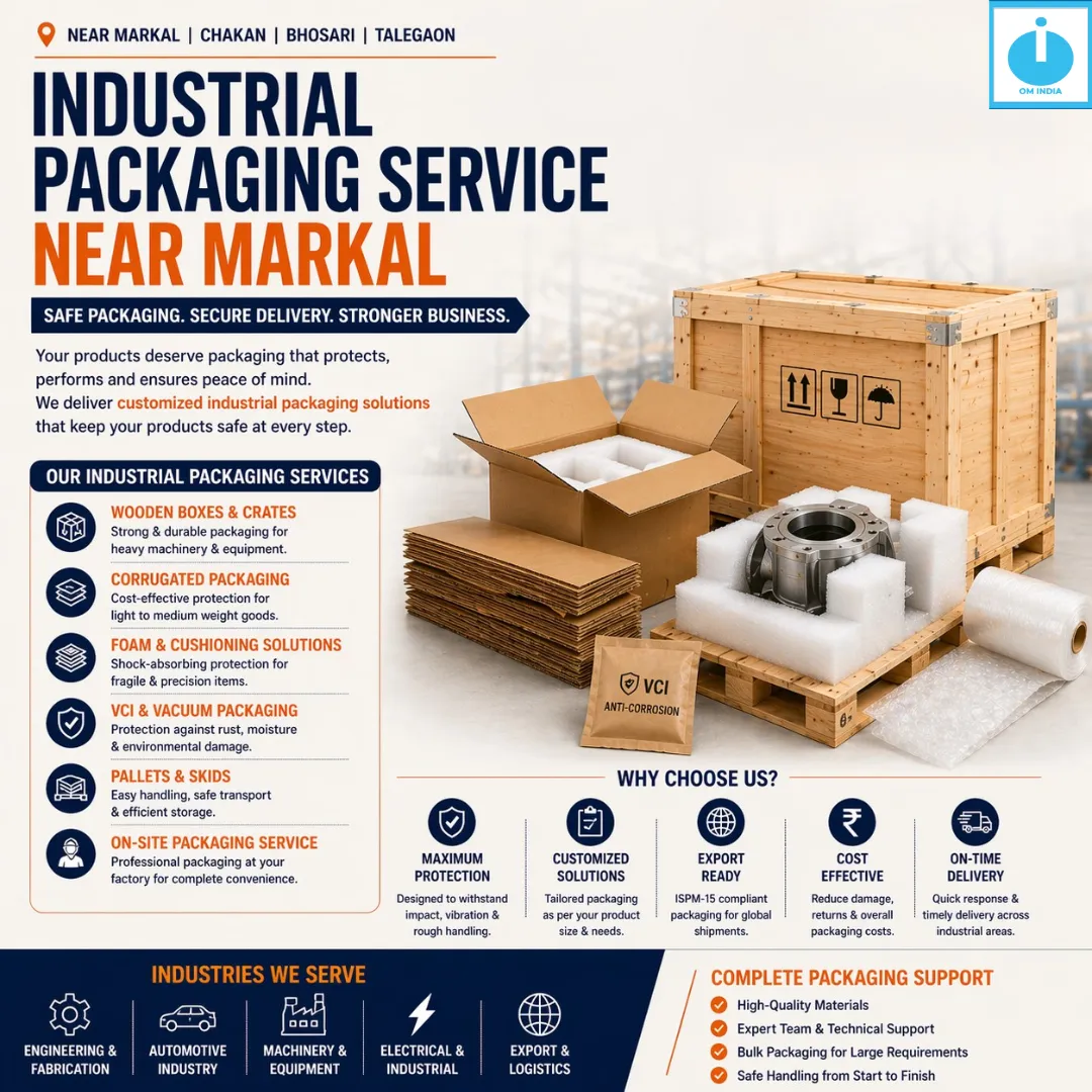 Industrial Packaging Service Near Markal | Reliable Solutions by Om India Packaging