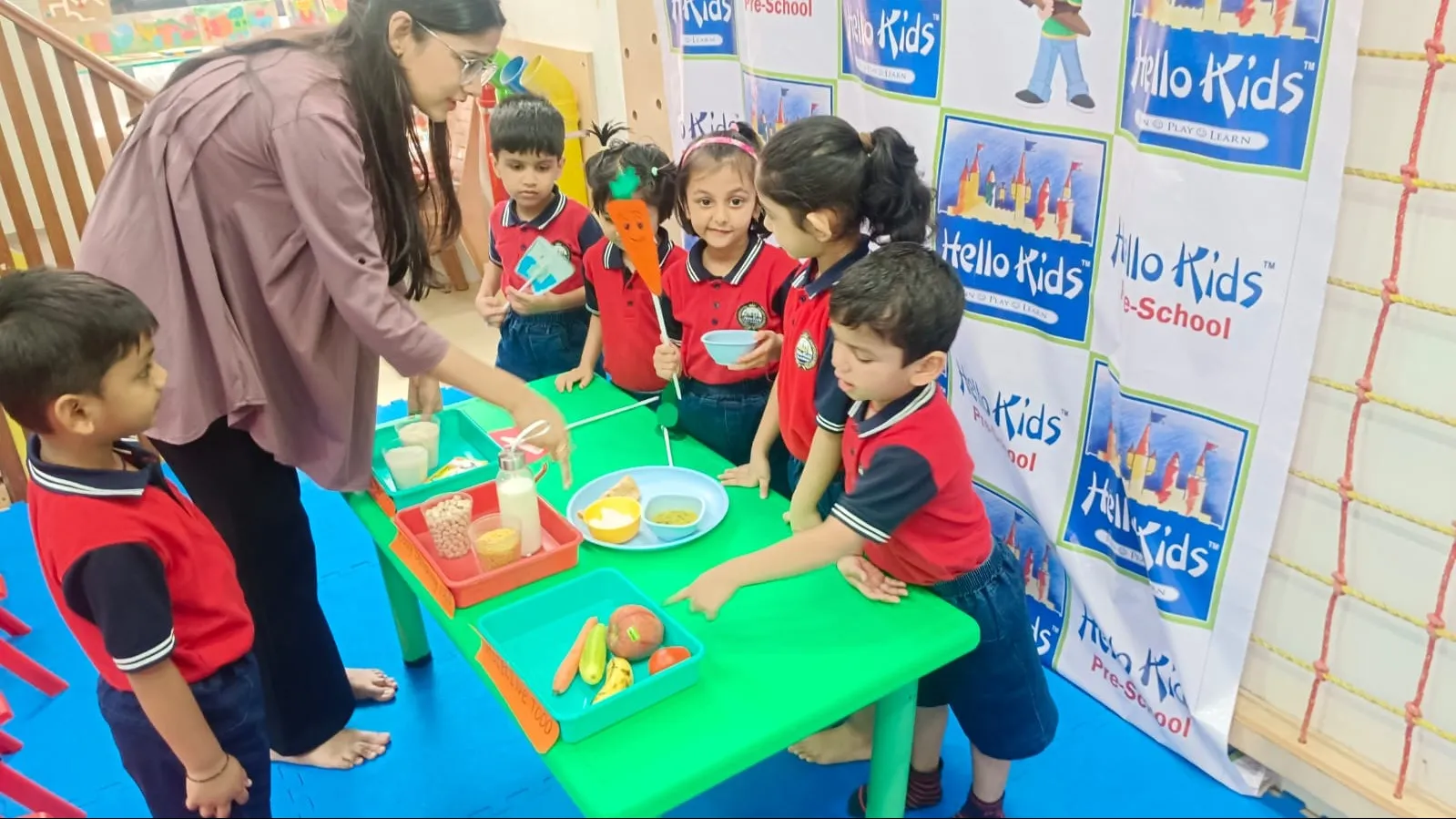 Balanced Diet for Preschoolers | Healthy Eating Habits at Hello Kids Flamingo Preschool