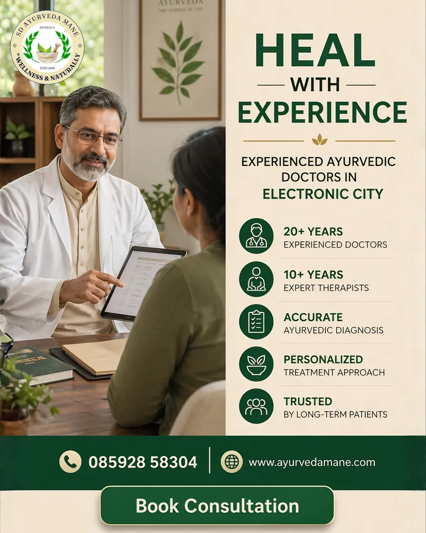 Best Ayurveda Treatments in Electronic City with Experienced Doctors & Skilled Therapists