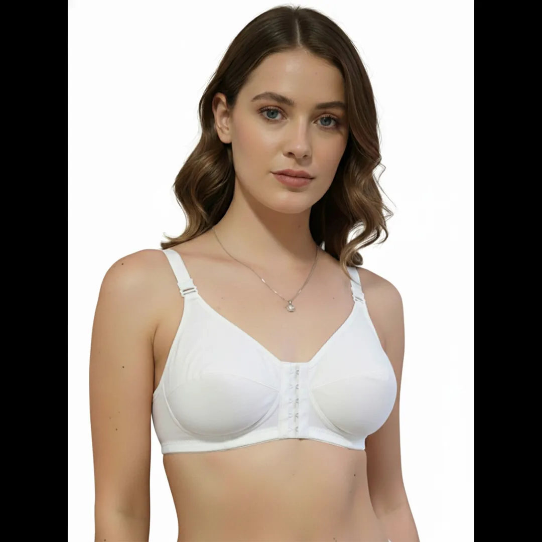 Mastectomy cancer pocket front open bra