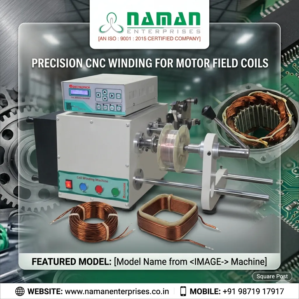 CNC Coil Winding Machine for Motor Field Coils
