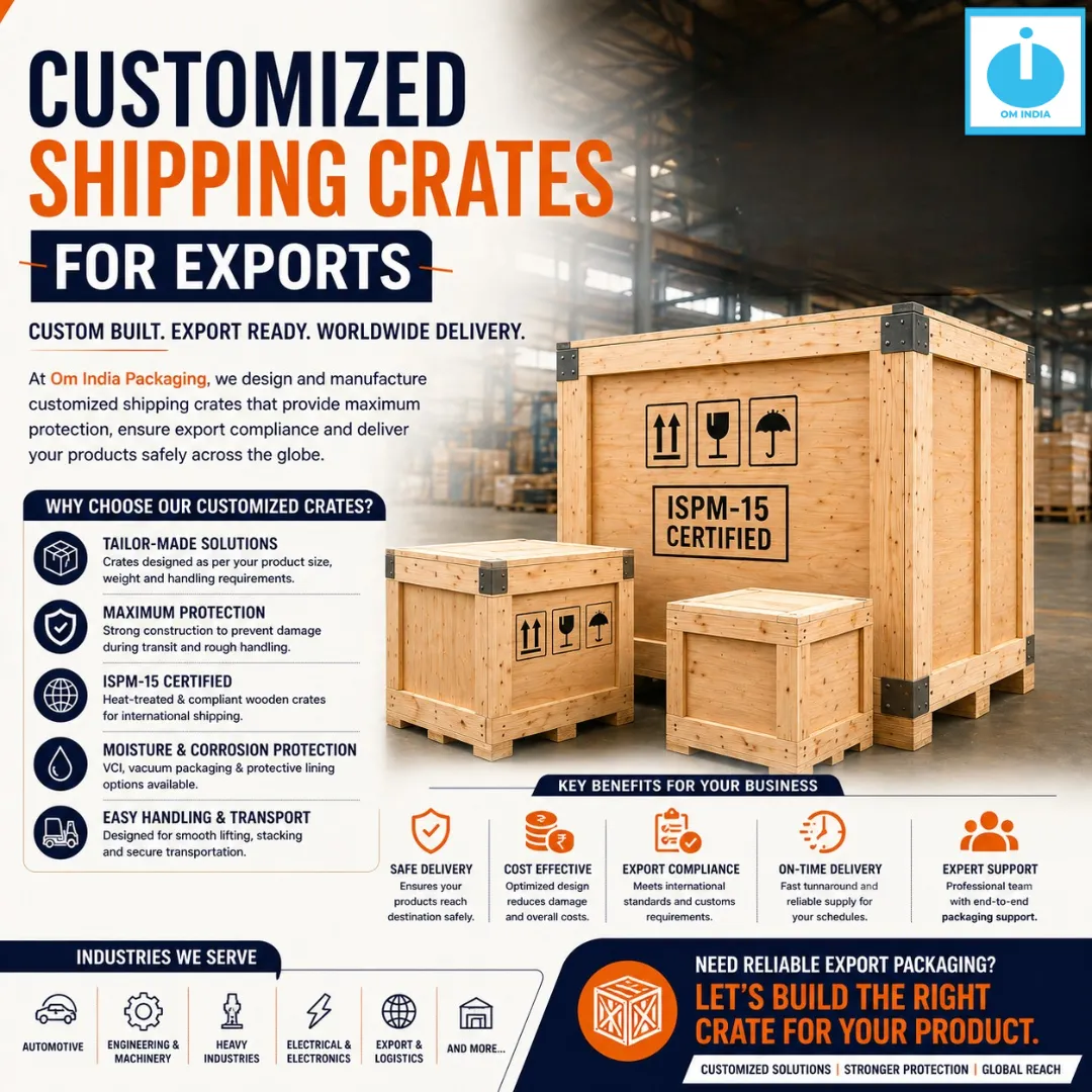 Customized Shipping Crates for Exports in Pune