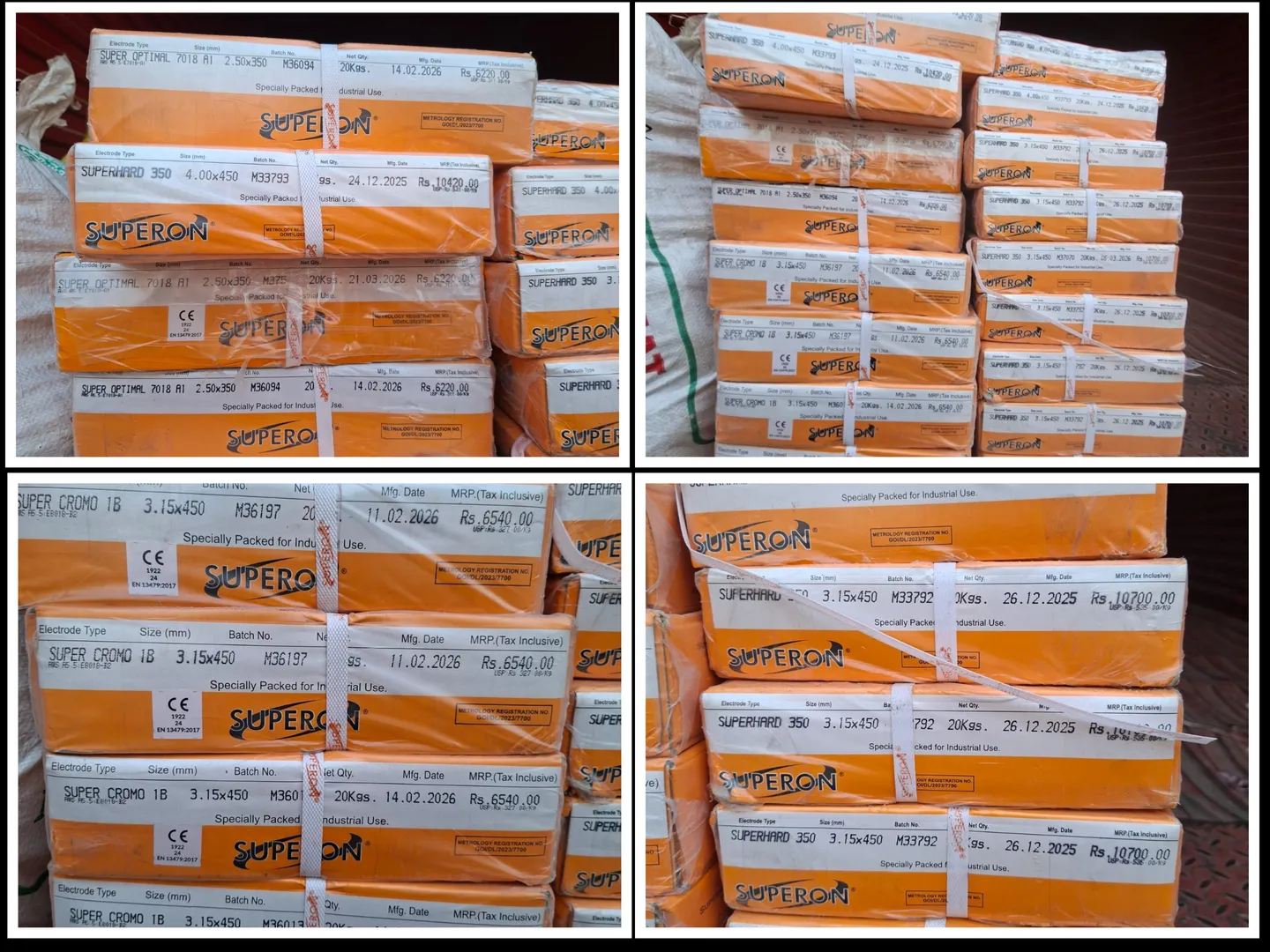 Superon Electrodes Supplied in Trichy | Weldmart