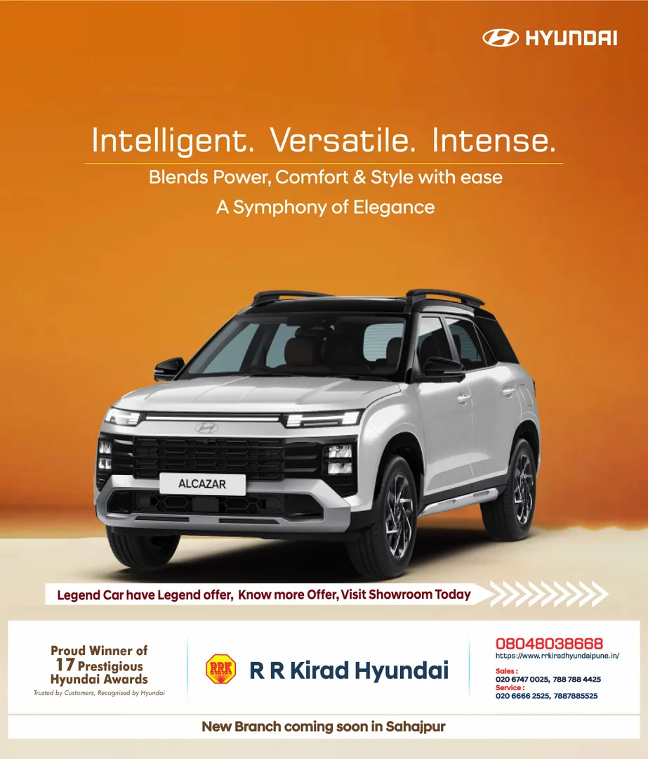 Intelligent Versatile Intense The bold new Hyundai ALCAZAR Car 6 & 7 seater SUV @ R R Kirad Hyundai