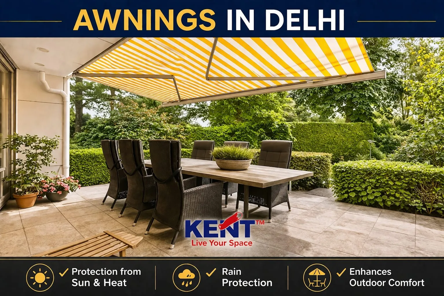 Patio Awning Manufacturer in Delhi