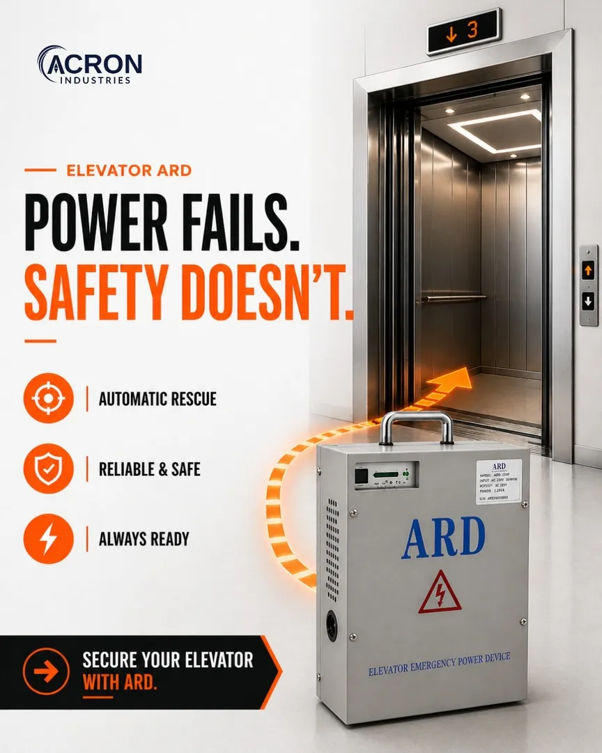 Power failures shouldn’t stop safety.
Our Automatic Rescue Device ensures smooth evacuation and reli...