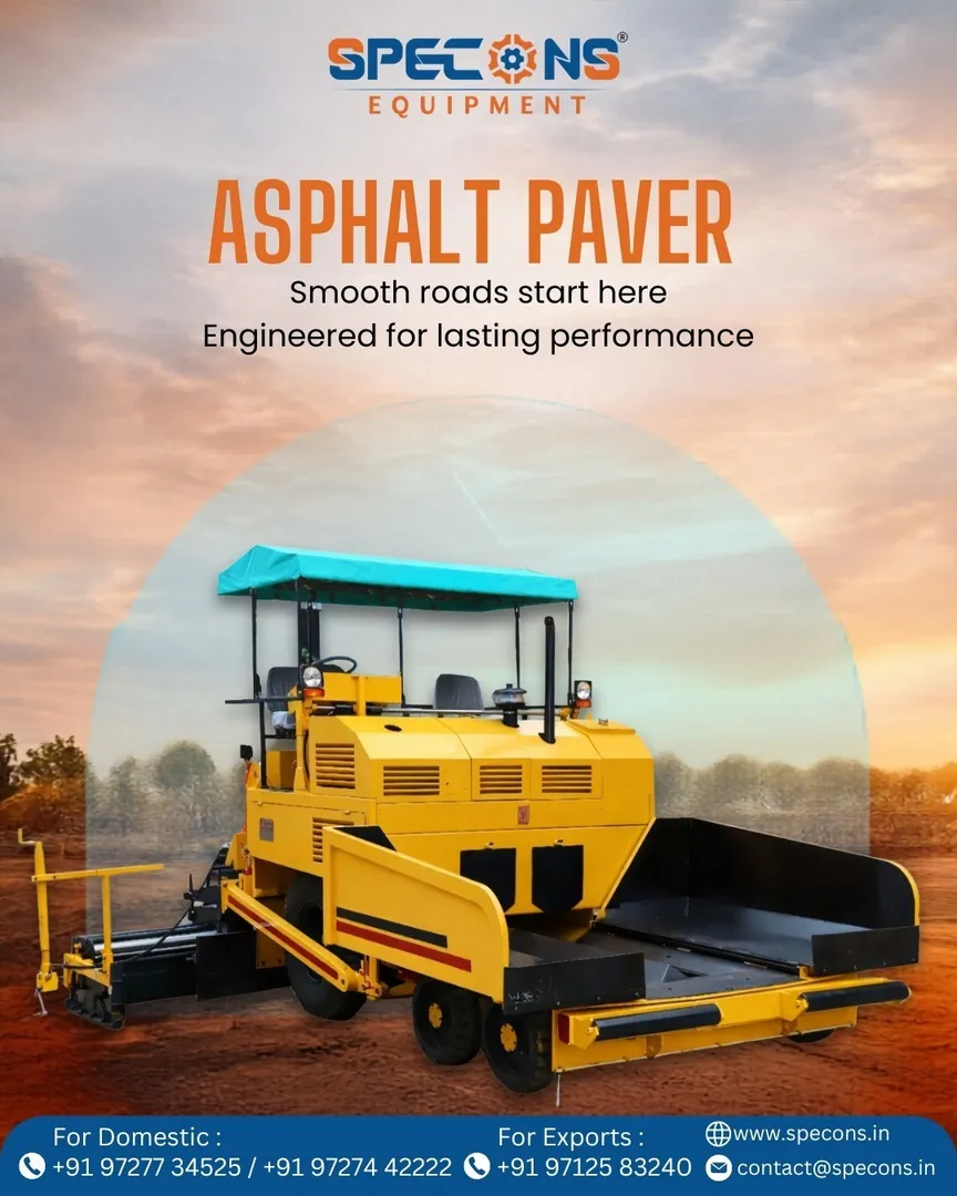 High-Performance Asphalt Paver Manufacturer in India