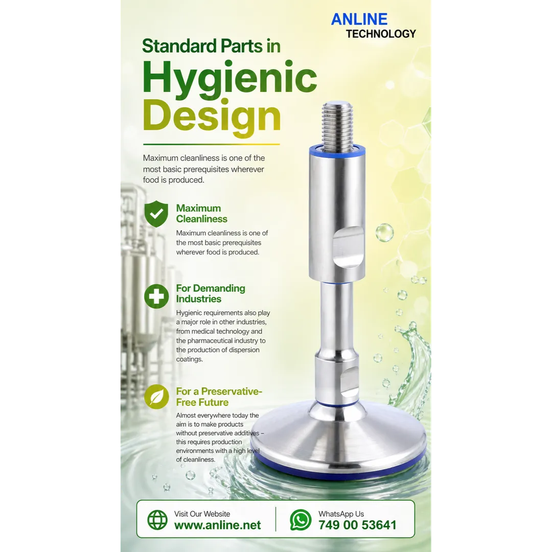 Leveling Feet Stainless Steel, 316