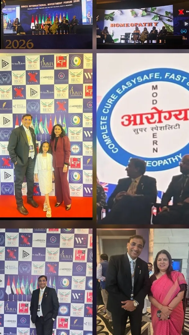 BRICS Internatinal Investment Forum 2026 -Dr Arpit Chopra Jain as Homeopathy Representative for BERI...