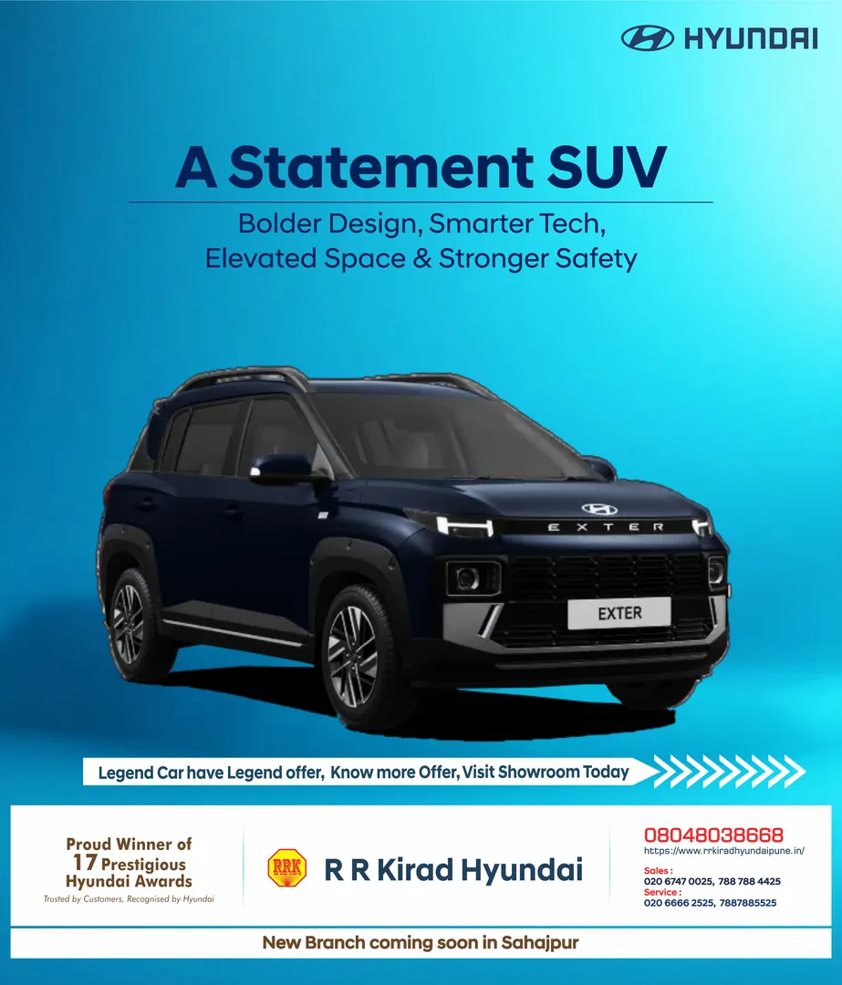 A statement SUV that reflects who you are wherever you go book at R R Kirad Hyundai, Hadapsar Manjri