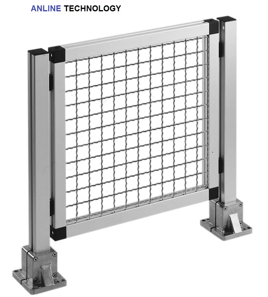 ALUMINUM PROFILE SAFETY GRILL PANLE FOR MACHINES GUARD
