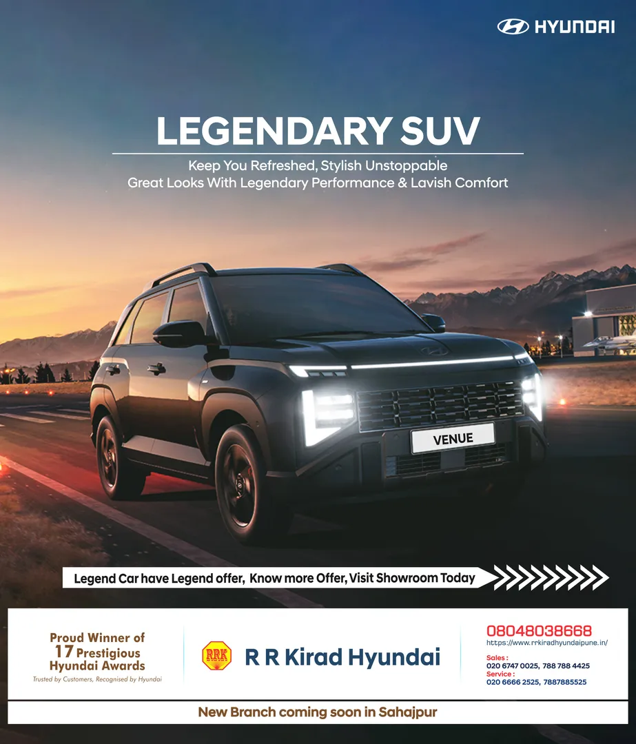 The Hyundai Venue stands out as a well rounded & forward thinking choice. @Manjari Hadapsar Showroom