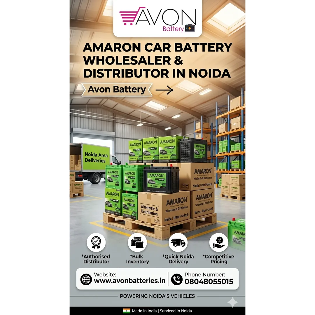 Amaron Car Battery Wholesaler & Distributor in Noida | Avon Battery