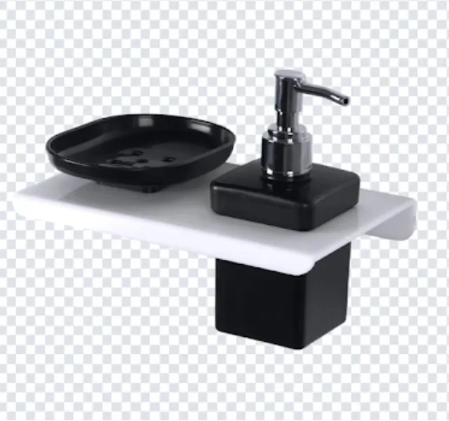 Acrylic Soap Dish With Soap Dispenser in Gujarat for Clean and Convenient Use