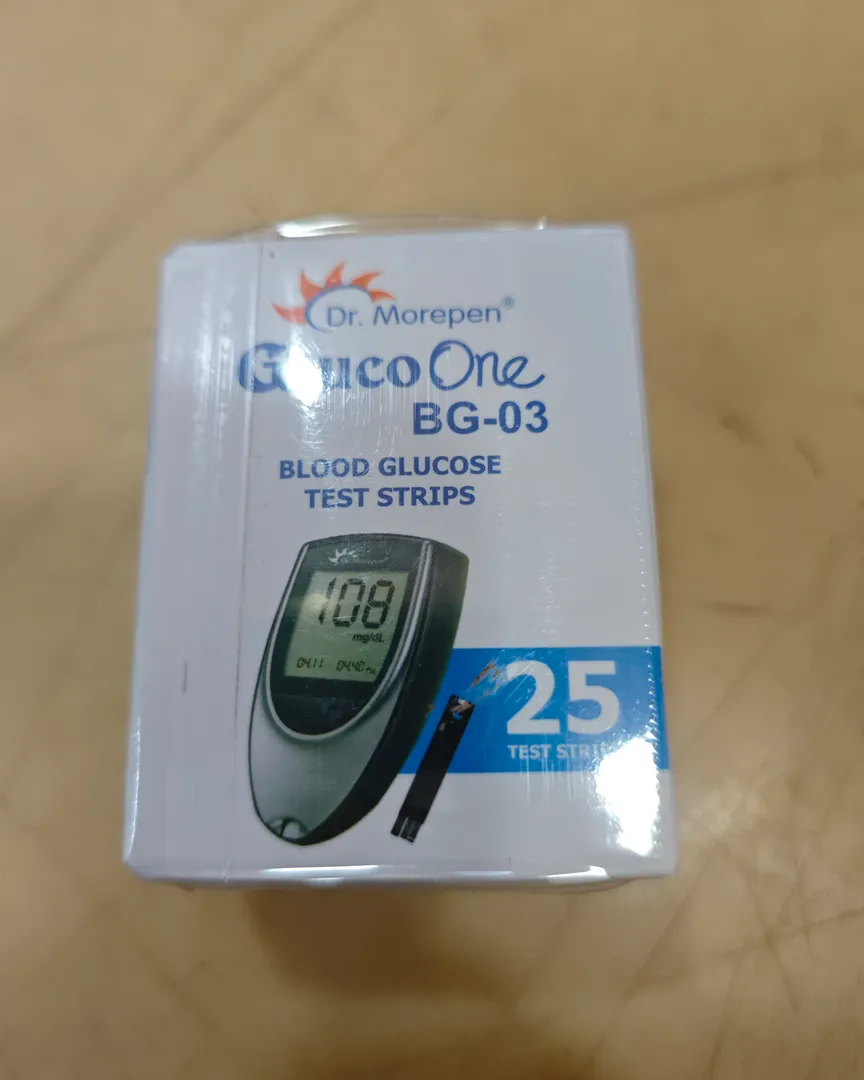 Dr Morepen Blood Glucose Test Streep Available Near Chatrapati SHIVAJI MAHARAJ HOSPITAL KALWA Thane