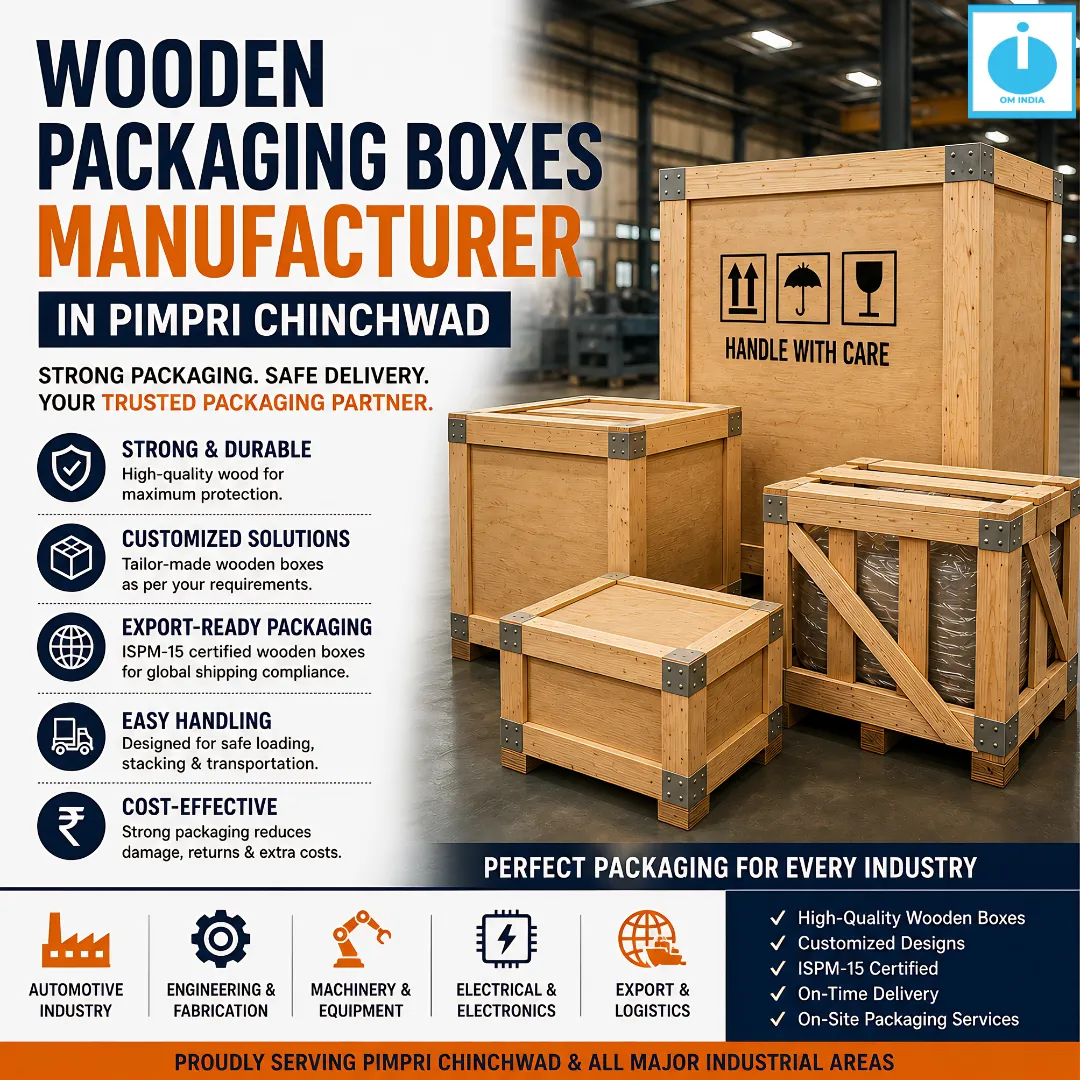 Wooden Packaging Boxes Manufacturer in Pimpri Chinchwad
