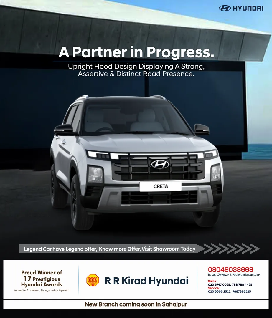 Built on Hyundai Global Design Language of Sensuous R R Kirad Hyundai Showroom Manjari Hadapsar Pune