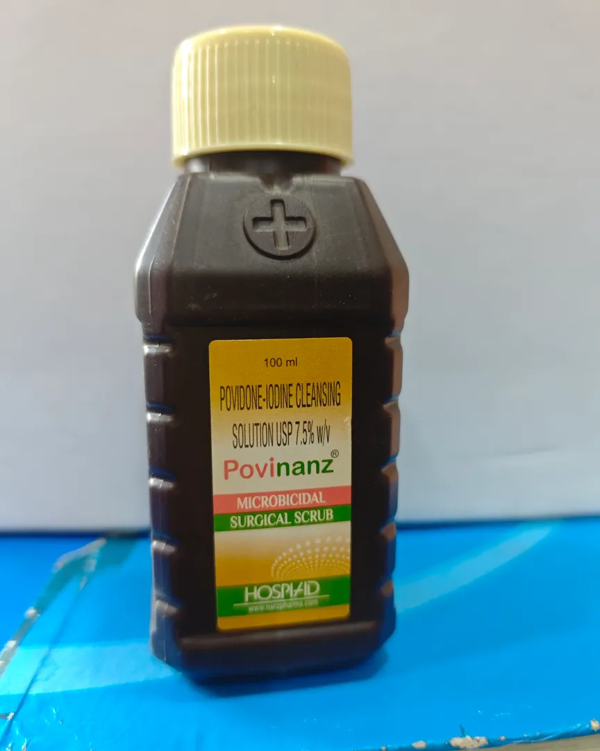 Povinanz Microbicidal Surgical Scrub For Cleaning and Dressing Available In Thane