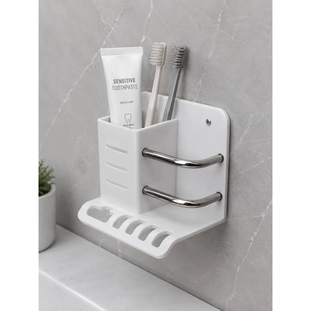 Acrylic 3 in 1 Brush holder