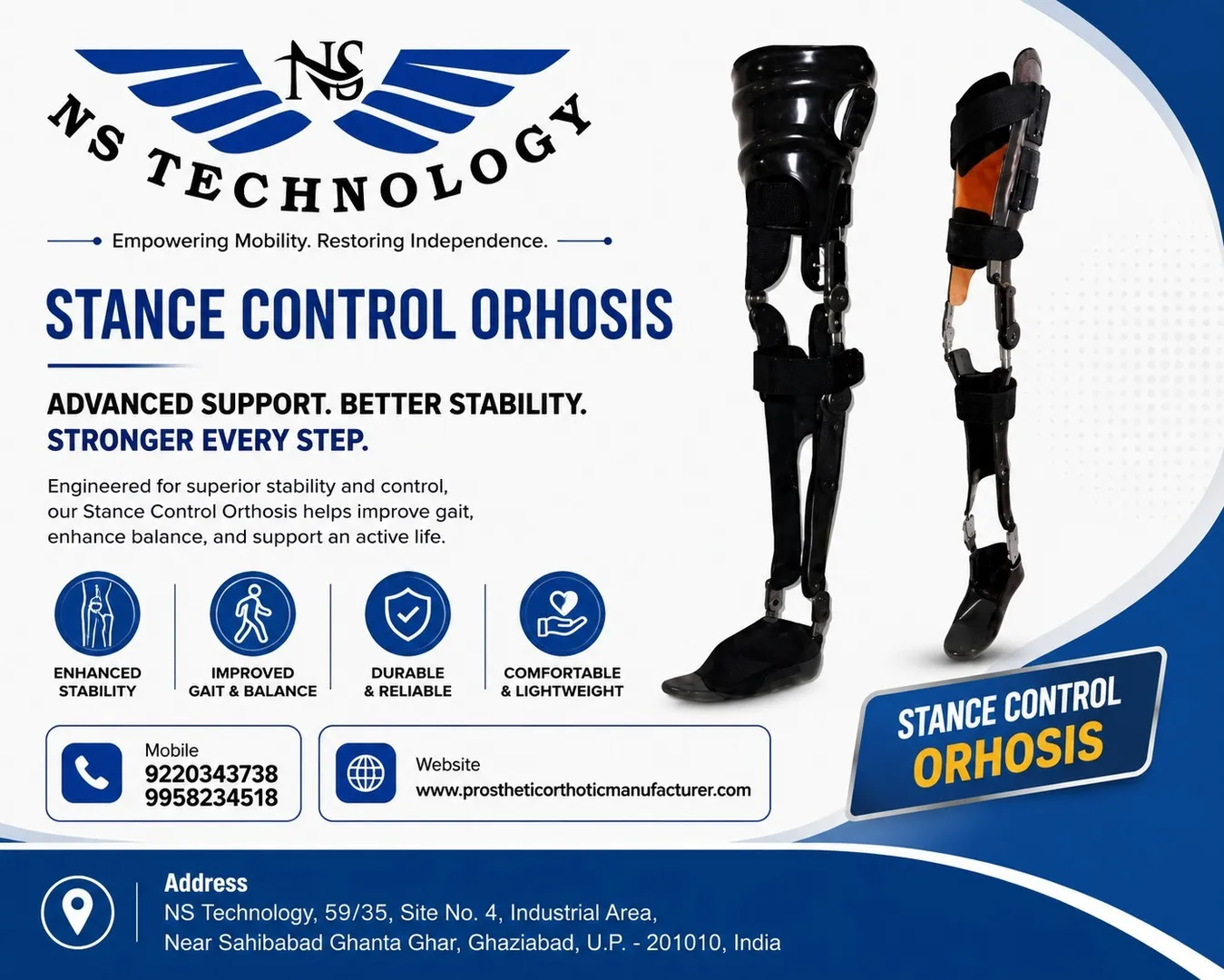 Stance Control Orthosis Supplier India