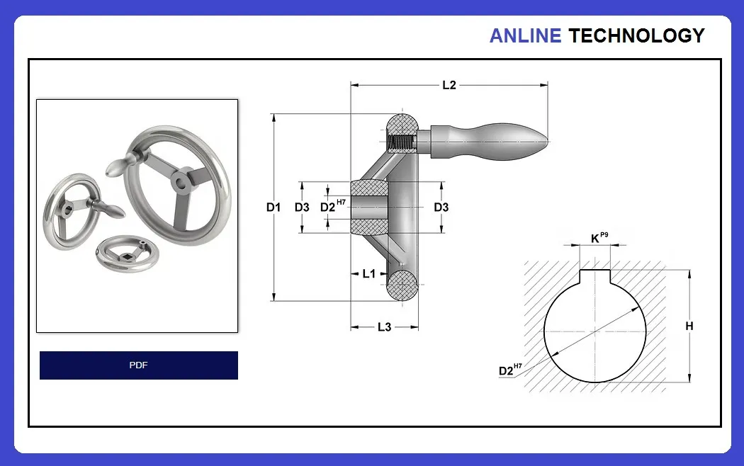 Aluminum Hand wheel