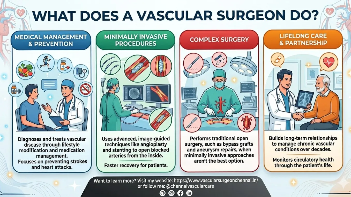 Think vascular surgeons only perform surgery ?