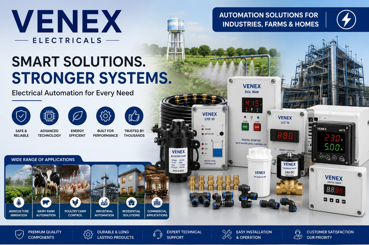 VENEX ELECTRICALS – Powering Smart Automation with Reliable Electrical Solutions