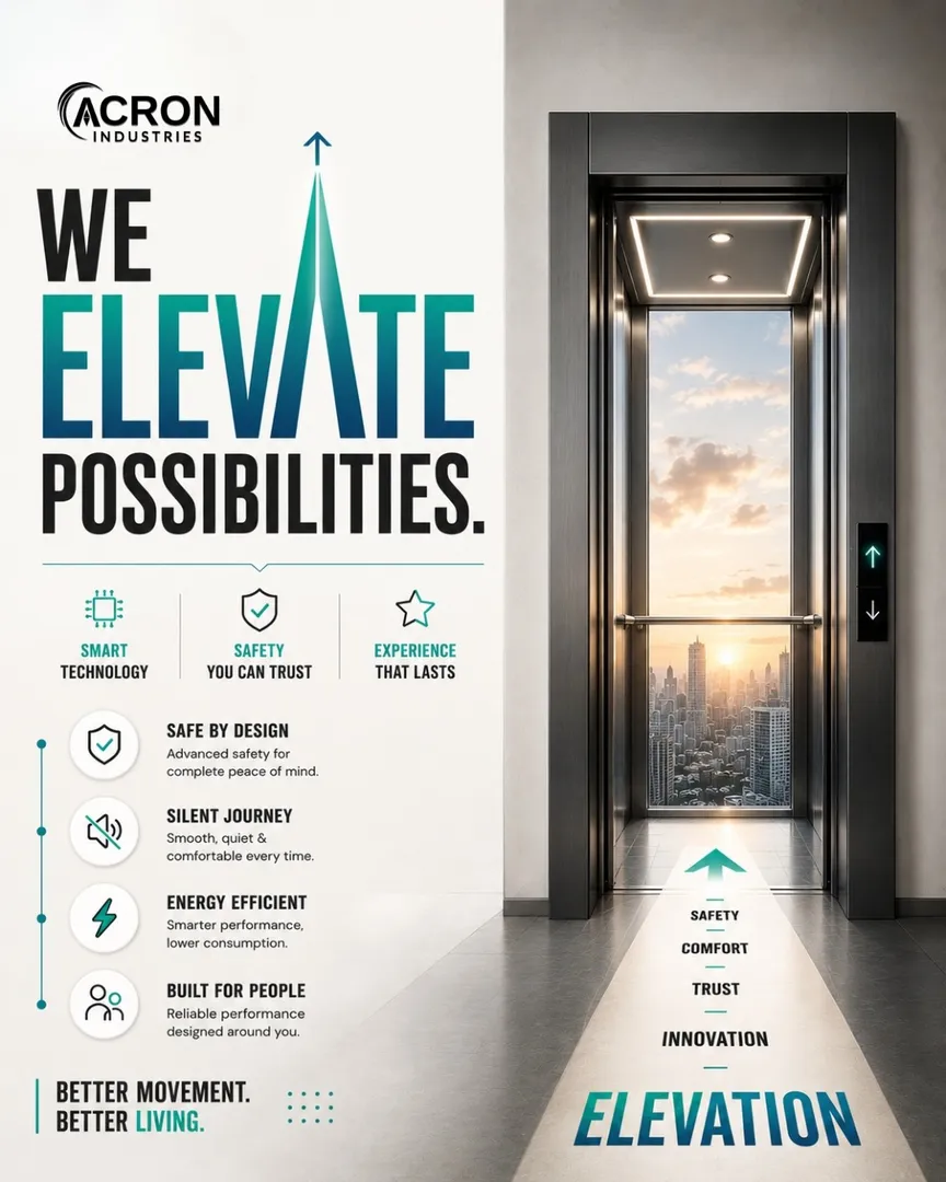 We don’t just move people — we elevate possibilities.
Smart elevator solutions engineered for safety...
