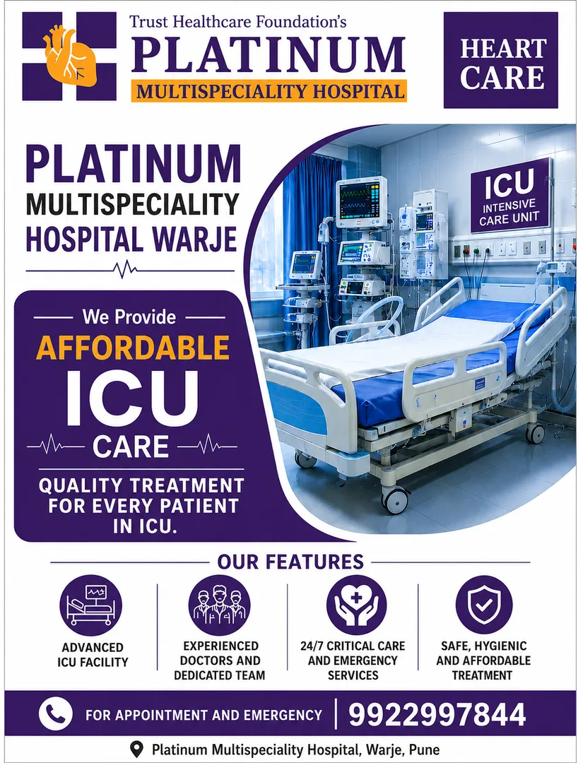 Located near Katraj and Kondhwa, Platinum Multispeciality Hospital is a trusted heart hospital
