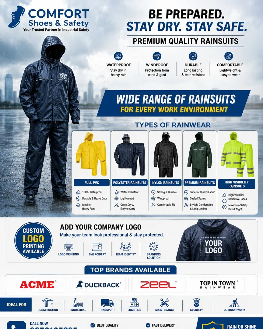 rainsuits and raincoats