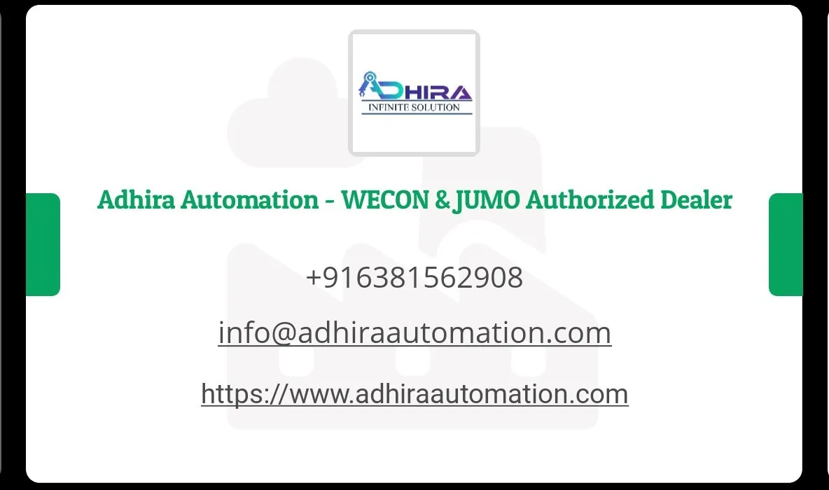 *👋🏼 Hey there, Greetings from Adhira Automation - WECON & JUMO Authorized Dealer