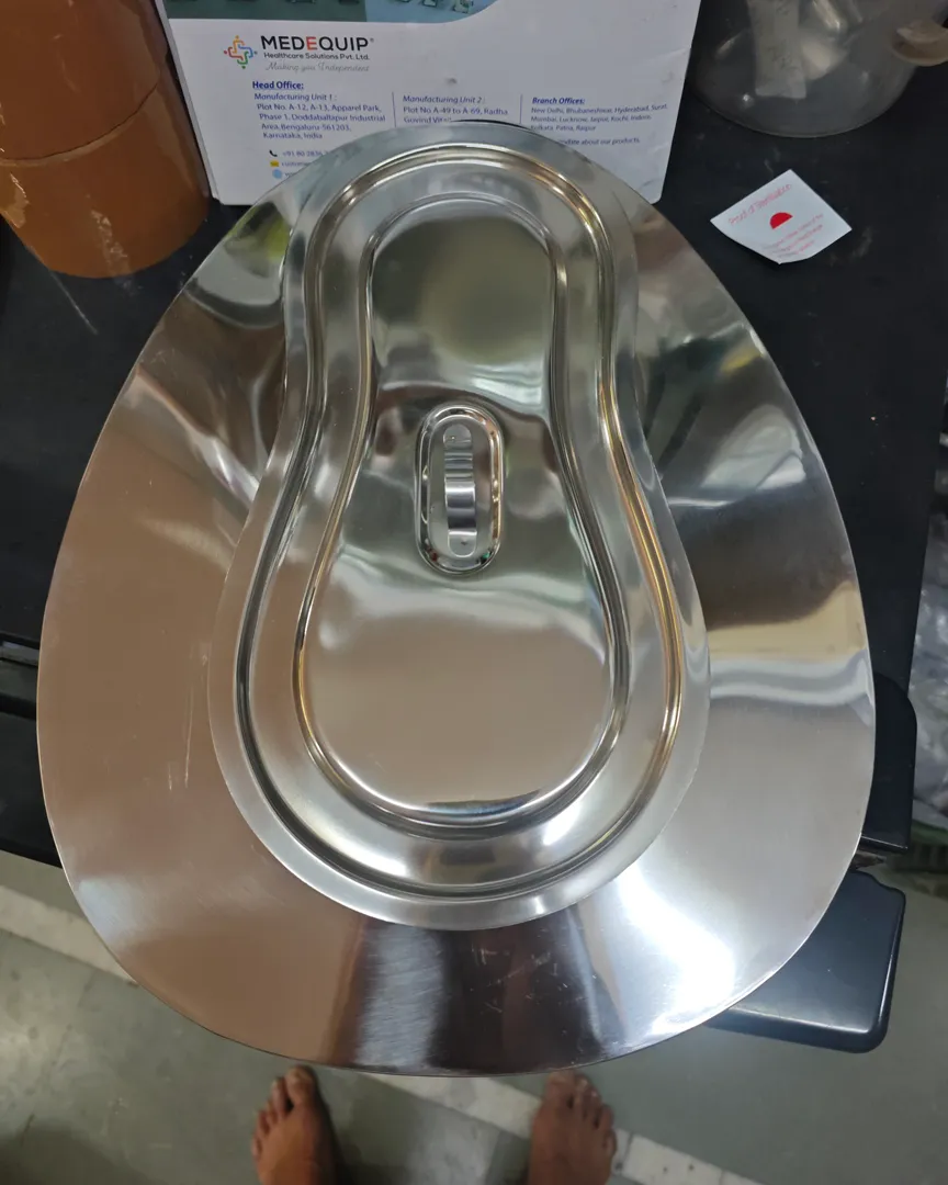 Steel BedPan For Bed Return Pationt Available in Kalwa Thane