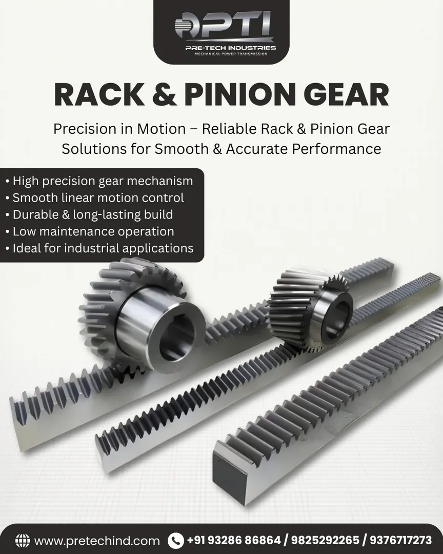 Precision Rack & Pinion Gear for Smooth Motion Control