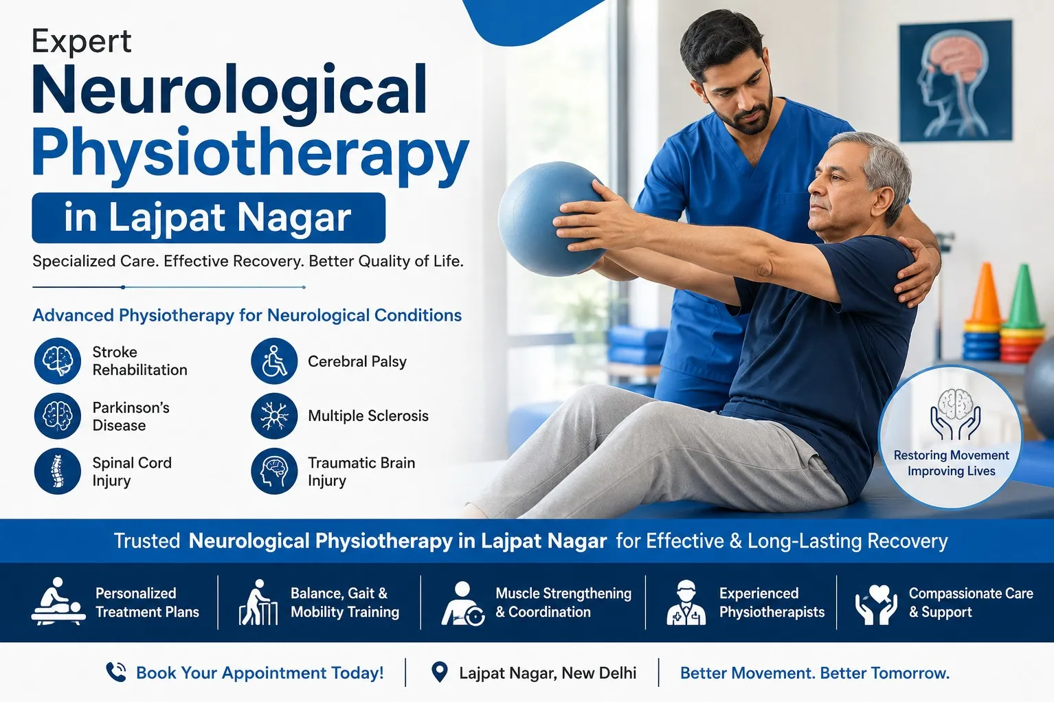 Neurological Physiotherapy in Lajpat Nagar